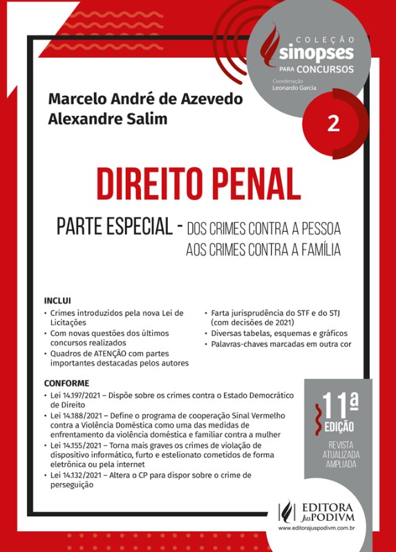 Sinopses Para Concursos Direito Penal Parte Especial Livraria