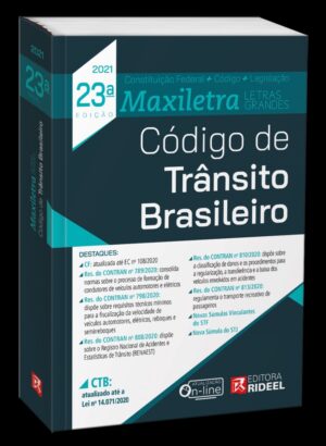 MAXILETRA CODIGO DE TRANSITO BRASILEIRO - ANGHER 23 Ed 2021