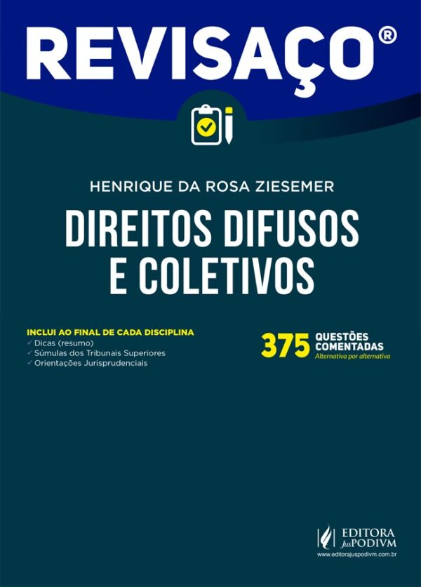 REVISACO - DIREITOS DIFUSOS - 375 QUESTOES COMENTADAS