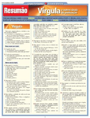 Virgula e Outros Sinais de Pontuacao - Resumao