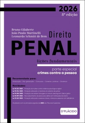 Direito Penal Lições Fundamentais Parte Especial: Crimes contra a Pessoa