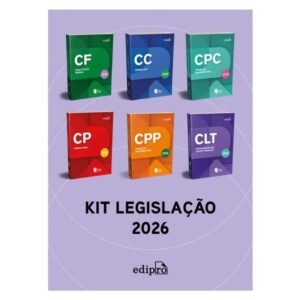 Kit Legislação 2026 – Constituição Federal 2026 + Clt 2025 + Código Civil 2