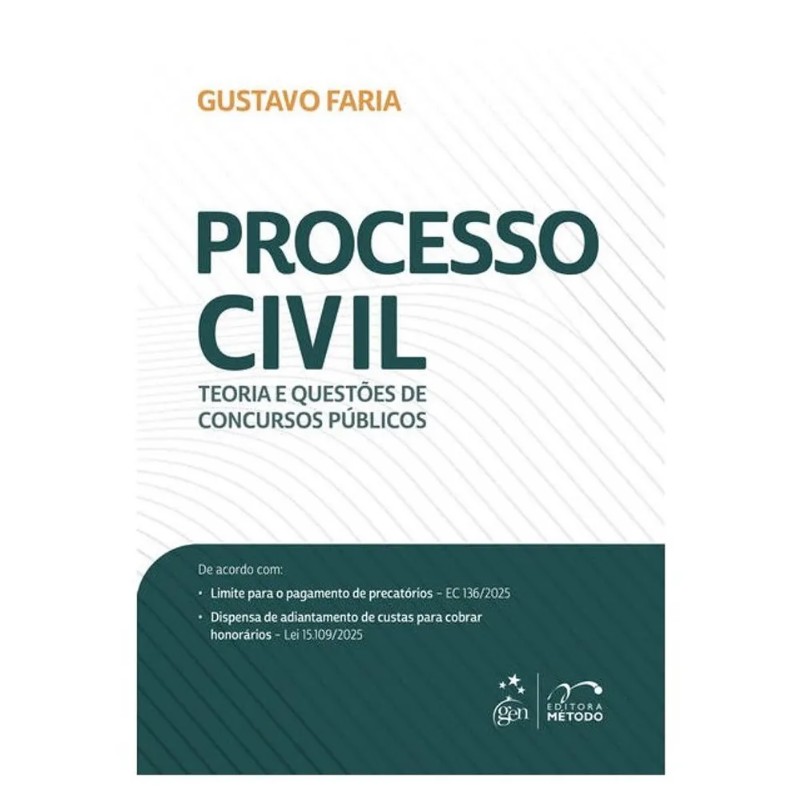 Processo Civil: Teoria e Questoes de Concursos Publicos – 1 Edicao 2026