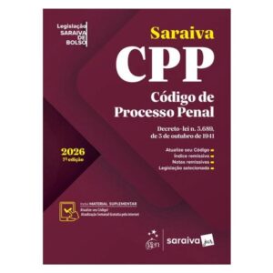 Codigo de Processo Penal - Legislacao Saraiva de Bolso - 7 Edicao 2026