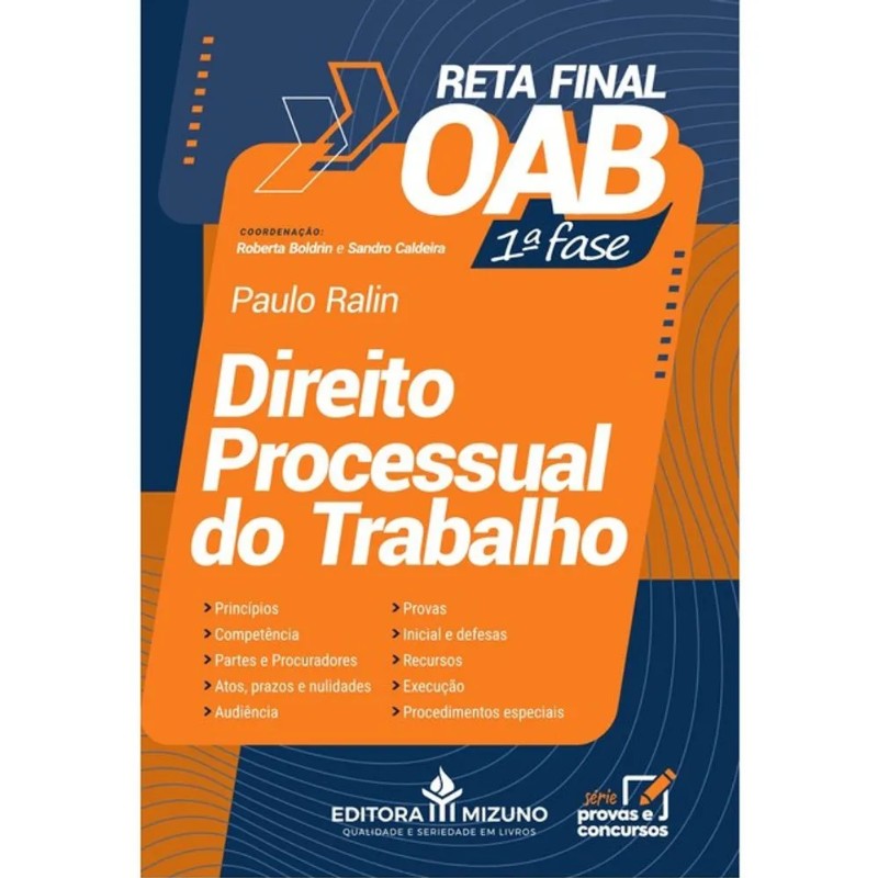 Processo do Trabalho – Reta Final Oab 1 Fase