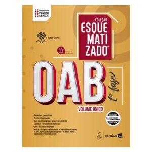 Oab 1 Fase - Volume Unico - Colecao Esquematizado - 13 Edicao 2026